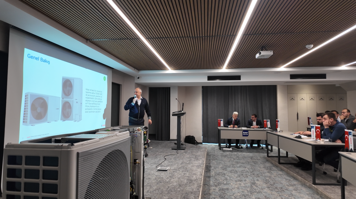 Özerteknik İklimlendirme  Enerji ve A.Ş. Bosch Isı Pompası Eğitim Semineri 