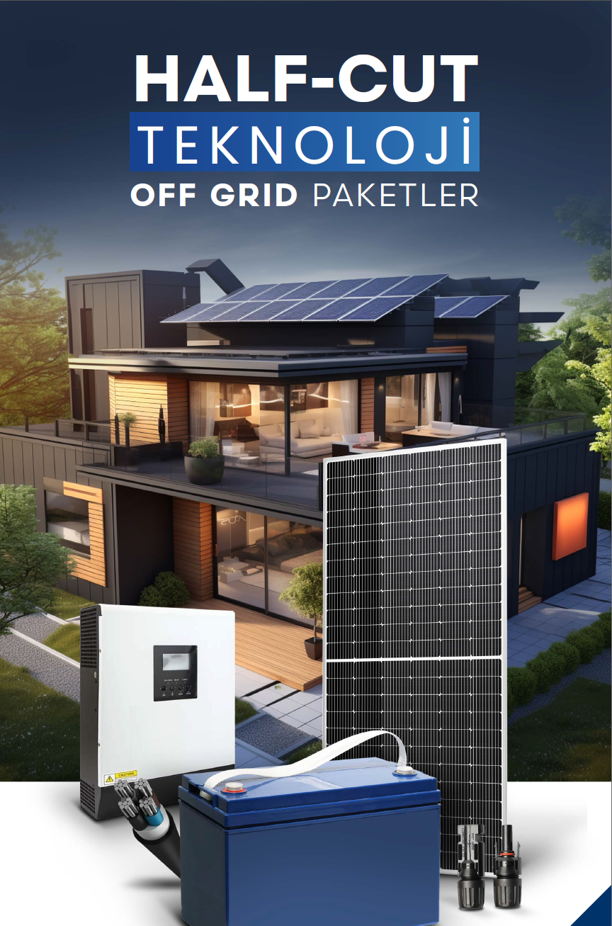 Half Cut Teknoloji Off Grid Paketler 